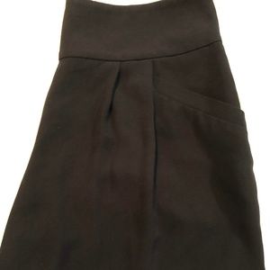 Black Pleated Shorts
